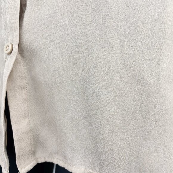 Women's Cream Button-Up Blouse - Picture 6 of 10